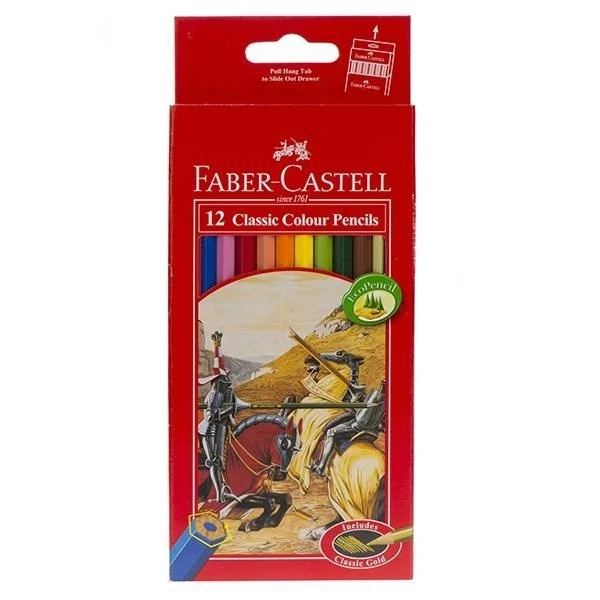 مداد رنگی فابر کاستل 12 رنگ