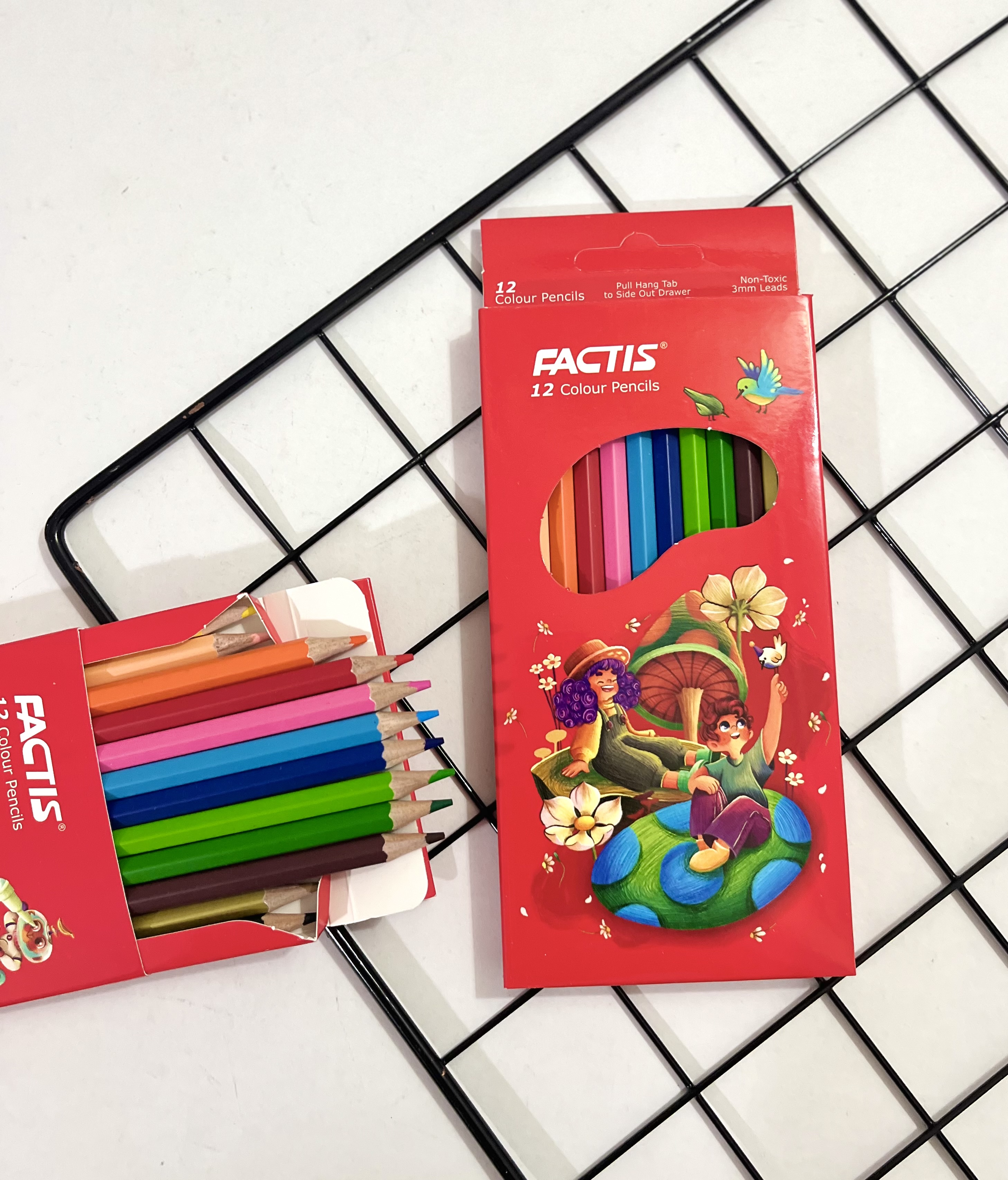 مداد رنگی فکتیس 12رنگ