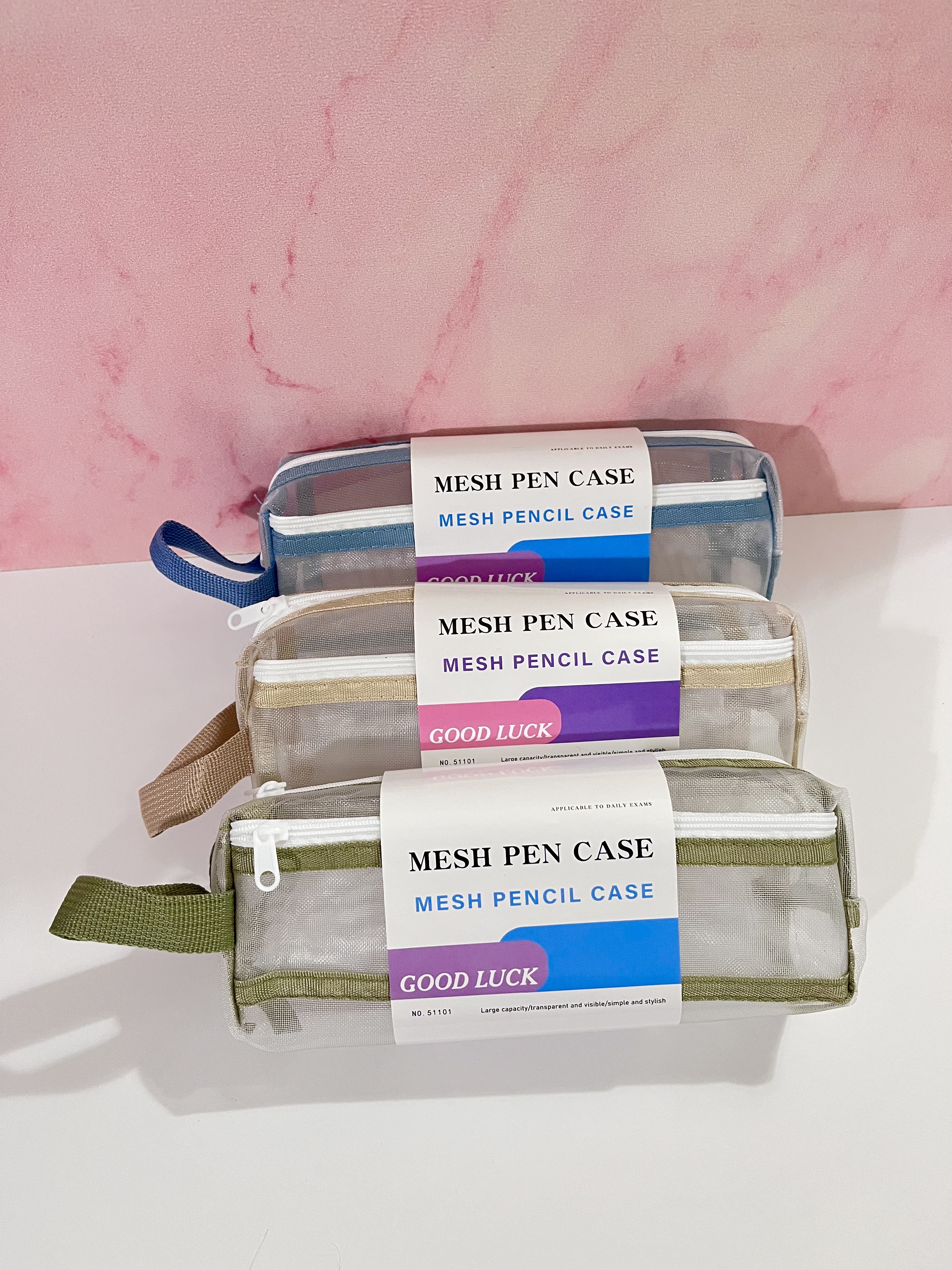 جامدادی دو زیپ توری