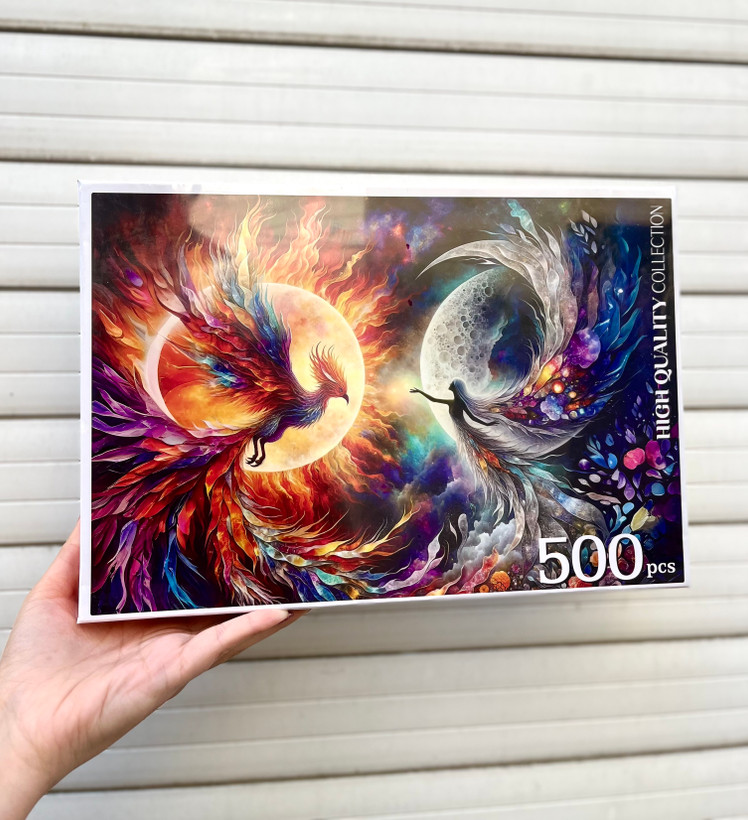 پازل 500 تکه کینگ مدل سیمرغ