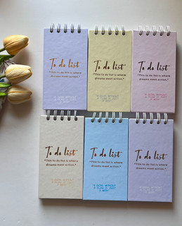 دفترچه TO DO LIST پاستلی